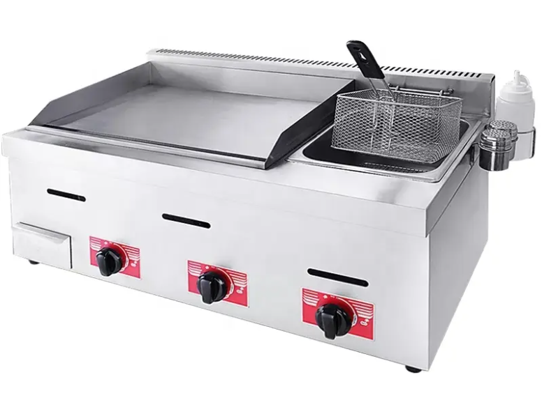 Ultimate Griddle with Fryer Section by Hot Griddles