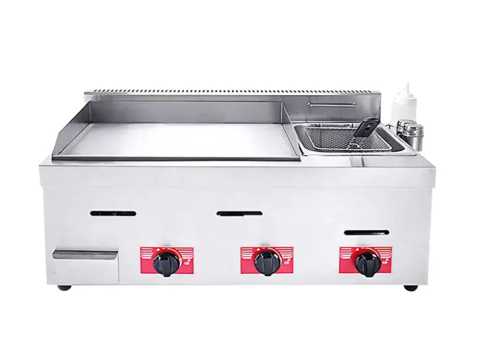 Ultimate Griddle with Fryer Section by Hot Griddles