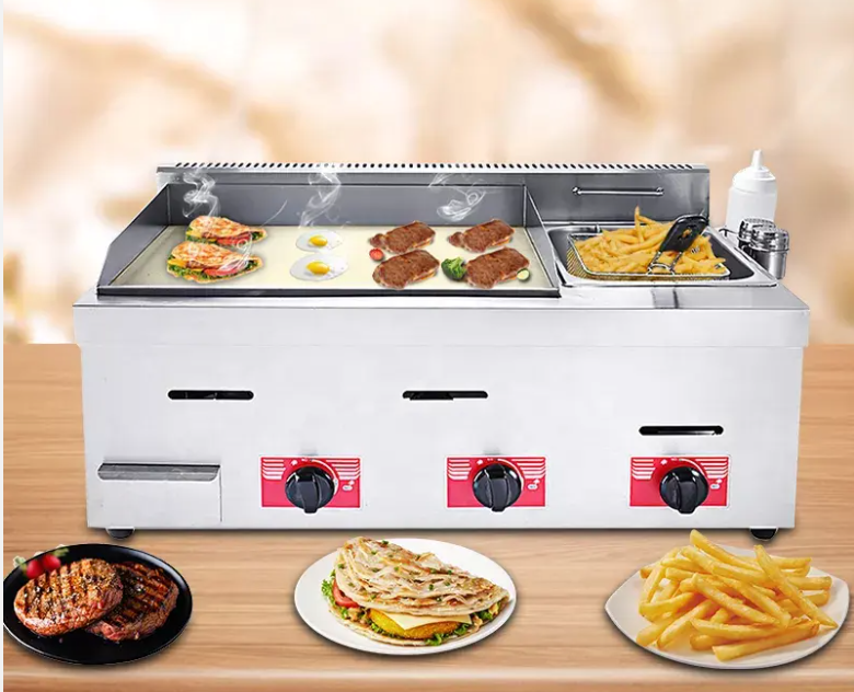 Ultimate Griddle with Fryer Section by Hot Griddles